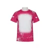 Christmas Toy Supplies Wholesale S M L Xl 4Xl Sublimation Bleached Shirts Heat Transfer Blank Bleach Shirt Polyester T-Shirts Us M Dhobf