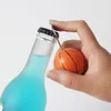 Imán de baloncesto de fútbol, función de pegatina para refrigerador, abridor de botellas de cerveza para favores de fiesta, regalo de boda