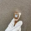 Relógio masculino moissanite importado de luxo quartzo feminino designer elegante montre aço inoxidável banhado a ouro prata quadrado senhora montre morden casual SB002 B23