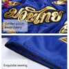 Men's Shorts Short Muay Thai Embroidery Boxing Shorts Womens Mens Kids Pink Purple Training Competition Martial Arts Grappling Fight Shorts 230712