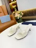 Donna Donna Pelle di vitello Sandali papà Trapuntati Scarpe estive firmate Piattaforma Appartamenti Tacco basso Zeppa Diamante Fibbia Sandalo Slip 1021