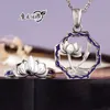 MO DAO ZU SHI Collier Femmes Anime Jiang Cheng lotus Colliers Femme Creative Mode Chaîne Alliage couleur argent Cosplay Collier L230704