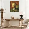 Peintures célèbres de Vincent Van Gogh Portrait d'Alexandre Reid paysage impressionniste peint à la main oeuvre à l'huile décor à la maison
