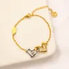 Pulseira, colar de brinco, brincos de letras de marca banhados a ouro 18K da moda, colar de pulseira, brincos de geometria de cristal, casamento, festa de Natal