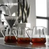 Koffiesets MHW-3BOMBER Infuusset 600 ml Overgietketel Zwanenhals Tuit Theepot Glazen filterbeker Papier Koffieservers Accessoires 230712