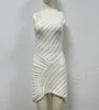 Robes décontractées Zabrina une épaule Sexy robe d'anniversaire pour les femmes mode évider moulante dos nu Patchwork épicé fille jupe courte