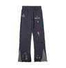 2023 Galleryse Depts Pants Mens Womens Sweatpants Galleryes Dept Speckled Letter Print Mans Couple Loose Versatile Casual Straight