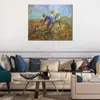 High Quality Vincent Van Gogh Oil Painting Reproduction Two Peasants Diging Handmade Canvas Art Landscape Home Decor for Bedroom