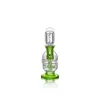 Waxmaid 5.27 pouces Pisces Mini narguilé vert clair bol en verre conduite d'eau avec bong en verre verre borosilicaté de haute qualité entrepôt américain commande au détail livraison gratuite