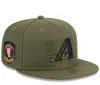 World Series Olive Salute to Service Orioles Hats Los Angels Nationals Chicago Sox Ny La As Women Hat Men Champions Cap Oakland Chapeu Casquette Bone Gorras