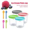 Ice Cream Tools Ice Maker Lock Ninja Cream For Replacements Pints Ice C300s Containers Series With Containers Cream Cups Creami 230712