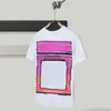 デザイナーラグジュアリーメンズTシャツプレミアムコットンプリントブランドサイズS-2xl 2色のホワイトブラックカジュアルトップTシャツバックアローx半袖ティーurdm 01