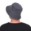 Berretti Cappello da pescatore Vintage Denim Cappelli da pescatore Outdoor Uomo Donna Cotone lavato Panama Moda Hip Hop Gorros Bob