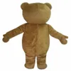 2021 discount usine Ted Costume ours mascotte Costume taille adulte noël carnaval fête d'anniversaire fantaisie Outfit249I