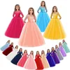 Girl's Dresses Teenage Girls Dresses For Girl 10 12 14 Year Birthday Fancy Prom Gown Flower Girls Children Princess Party Dress Kids ClothingHKD230712