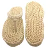 Kapcia 2023 Ręcznie tkane słomkowe sandały oddychające funkcja naturalna ochrona środowiska mężczyzn i kobiet flipflops 230713
