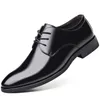 Dress Shoes Men's Breathable Leather Black Soft Bottom Spring And Autumn Man Business Formal Wear Casual 230712