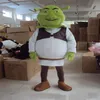 2017 Shrek mascote traje bonito desenho animado fábrica de roupas personalizadas adereços personalizados privados bonecos ambulantes roupas de boneca2320