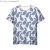 القمصان غير الرسمية للرجال أزياء جديدة Bandana 3D Printing Paisley Men's T-Shirt تصميم غير رسمي على الأكمام قصيرة الصيف T-Shirt V15 Z230713