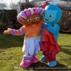 2017 Selling Nieuwe iggle piggle upsy daisy in de nacht tuin mascotte kostuum klassieke cartoon halloween outfit dres331F