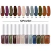 Nagellak 12 5PCS 11ml Set voor Nagels Lak Reflecterende Glitter GEEN Behoefte UV LED Lamp Wit Groen roze Blauw 230712