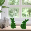 Décoratif Fleurs Jackrabbit Miniature Patio Ornement Artificiel Petit Flocage Figurines Paysage