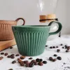 Muggar handgjorda keramiska kaffemuggar retro stil keramikkoppar 320 ml mjölk havre frukost kopp värme resistent kreativ gåva till vänner r230713