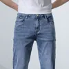 Mens Jeans Stretch Skinny Spring Fashion Casure Cotton Denim Slim Fit Pants Mane Trousers 230713