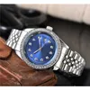 Designer Mens Luxury Mens Business Fashion Full Wrist Male Crystal Style With Steel Metal Band Quartz Clock XVPNL