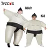 Traje de sumô inflável jyzcos traje de halloween para adulto criança purim carnaval cosplay natal cosplay operado por fãs ternos de lutador de sumô 2992