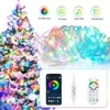 Strings Smart LED String Light Kerstverlichting RGBIC APP Muziek Sync IP65 Binnen Buiten Slaapkamer Feest Vakantie Kerstboom Decor