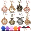 Collane con ciondolo Mexico Chime Music Angel Ball Caller Locket Collana Vintage Gravidanza Aromaterapia Diffusore di olio essenziale Gioielli Dh48W