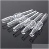 Smoking Pipes In Stock Quartz Tip Nail Accessories 10Mm 14Mm 18Mm Joint Male For Mini Nectar Collector Kits St Tube Tips Drop Delive Dhlhz