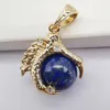 Collane con ciondolo Lapis Bead Dragon's Talons Jewelry For Woman Gift S906