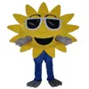 2018 Rabattfabrik Anpassad Sunflower Mascot Costume Logo Cartoon Character Fancy Dress Adult Outfit311h