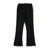 Мужские брюки Высококачественные прямые повседневные брюки хлопок расклешенные спортивные штаны для мужчин и женщин 230712