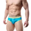 Underpants sexy men underwear slips hombre men briefs Bikini tanga gay underwear penis pouch big sheath jockstrap PU leather J230713