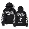 Men's Hoodies Sweatshirts Men's Hoodies My Romance Double Sided Graphic Streetwear Men Women Black Parade Punk Emo Rock Hoodie Men's Hooded Sweatshirt x0713