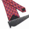 Bow Ties عالية الجودة ذات جودة زهرية مخططة Paisley Necktie 7.5cm أزياء مكتب مكتب مكتب المنسوجة