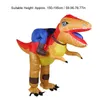 Neuheit Spiele Cartoon Dinosaurier Aufblasbares Kostüm für Erwachsene Kinder mit Luftgebläse Halloween Festivals Party Dekoration Cosplay 230713