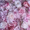 Dekorative Blumen TONGFENG Rosa 8 Stück/Lot Fleurs Kunstseide Rose Pfingstrose 3D-Blume Wandpaneel Läufer Hochzeit Party Hintergrund Dekoration