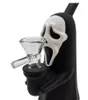 6.3-inch siliconen Bong tube Faceless Ghost Sprayaway Hookah Rookbuis Faceless Dab Rig pijp Bong Roken Accessoire Oil rig met 14mm glazen kom