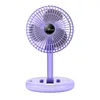 Electric Fans Folding Retractable Desktop Fan Silent High Wind Air Circulation Fan Portable USB Rechargeable Home Office Fan