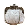 Evening Bags 2023 Vintage Beaded Bag Embroidered Diamond Sequined Clutch Hand Bride 230712