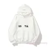 Hommes sweat à capuche mens designer hoodies hoodys femmes vêtements pull O-Neck Lettre imprimé noir pardessus sweat streetwear mode vêtements à capuche blanc