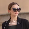 Okulary przeciwsłoneczne ramy Kingseven spolaryzowane kobiety okulary przeciwsłoneczne Gradient obiektyw Luksusowe okulary przeciwsłoneczne Brand Lentes de sol Mujer 230712