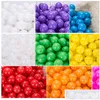 Palloncini per feste 50/100 pezzi Eco-Friendly Colorf Ball Pit Plastica morbida Oceano Piscina d'acqua Onda Giocattoli all'aperto per bambini Bambini Baby Drop D Dhbv1