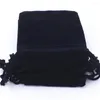 Jewelry Pouches 50 70MM Organizer Pouch Packaging Wedding Gift Bags ToPack Products Favor Drawstring Sachets For Imitation Black Pink