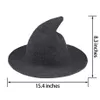 Cloches Women Modern Witch Hat шляпа складной костюм Остром шерстя