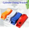 All Terrain Wheels Propane Tanks Holder Gas Cylinder Wall Mounted Bracket With Safety Strap Durable ABS